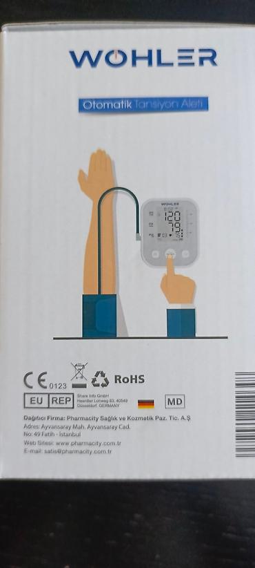 Tonometrlər: Yeni nəsil,WOHLER ARM-30E+ avtomatik qoldan təzyiq ölçən — 3