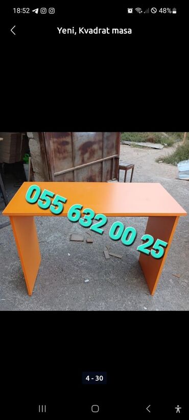 Bağ, çöl masa və oturacaq dəstləri: Yeni, Kvadrat masa, Açılmayan, Stullar ilə, Azərbaycan — 14