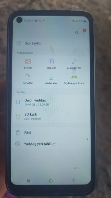 Samsung: Samsung Galaxy A11, 32 GB, rəng - Qara, Sensor, Barmaq izi, İki sim kartlı