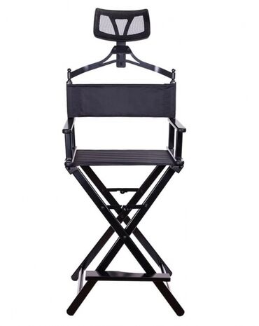 Салонные кресла: Алюминиевый стул визажиста-бровиста с подголовником. ТАЛАС