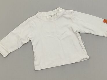 bluzka z długim rękawem biała: Блузка, 6-9 міс., стан - Хороший