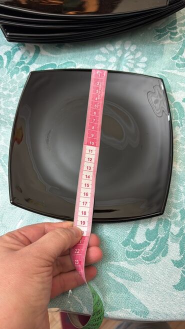 Nahar dəstləri və servizlər: Nahar dəsti, rəng - Qara, Şüşə, 6 nəfərlik — 9