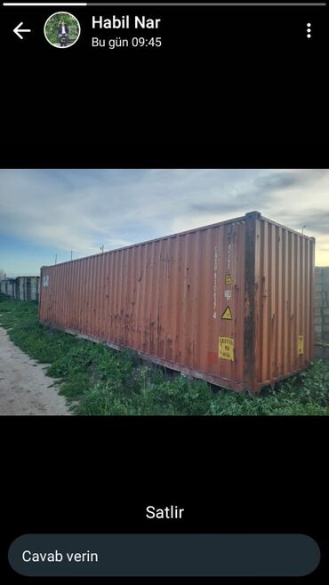 konteynerlərin satışı: Vaqon islenmis tecili satilir