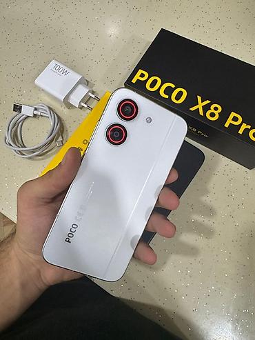 htc u play: Poco X8 Pro, 512 GB, rəng - Ağ, Barmaq izi — 1