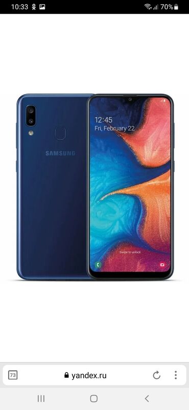 samsung s23: Samsung A20, 32 GB, rəng - Qırmızı, Barmaq izi