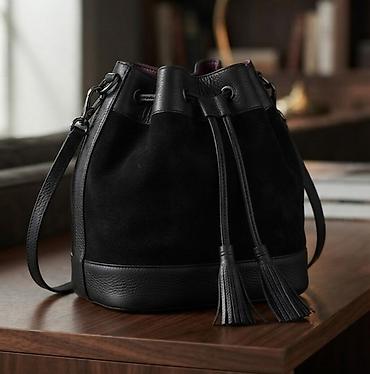pandora narukvice srce: Elegantna ženska torba – bucket model - Materijal: kombinacija mekane — 1