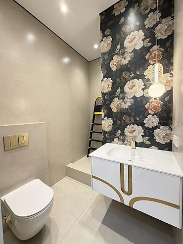 Продажа квартир: 2 комнаты, 76 м², Арча-Бешик ж/м Элитка, 4 этаж, Дизайнерский ремонт — 9