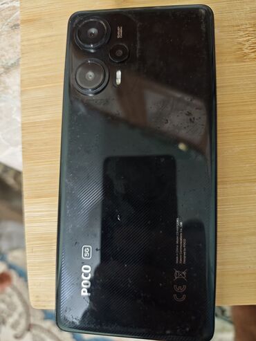 Poco: Poco F5, Колдонулган, 256 ГБ, түсү - Кара, 2 SIM