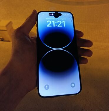 IPhone 14 Pro Max, 1 TB, Deep Purple, Barmaq izi, Simsiz şarj, Face ID