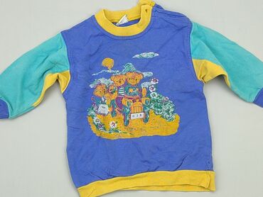 kurtka jeansowa dla chłopca: Bluza, 12-18 m, stan - Dobry