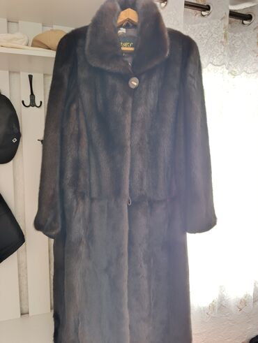 Шубы: Шуба, Норка, Длинная модель, Турция, XL — 10