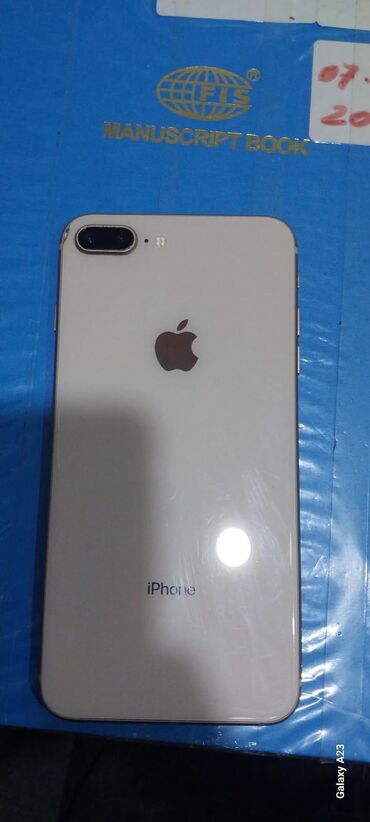Apple iPhone: İphone 8 plus gold 64gb yaddaş, ekran pil kamera hərşeyi zavoddu — 2