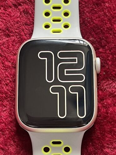 часы саат: Apple Watch 8 45mm
Аккумулятор 100%
Состояние идеально