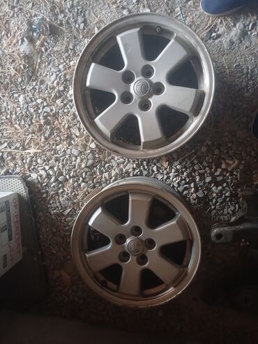 teker traktor: Toyota orijinal yüngül lehimli disklər (2 ədəd) - 6 kollu klassik