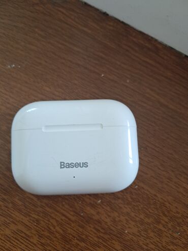 усилители б у: Беспроводные (Bluetooth) Наушники, Baseus, цвет - Белый