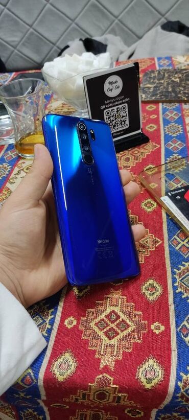 redmi note 9 pro azerbaycan: Xiaomi Redmi Note 8 Pro, 128 GB, rəng - Göy, 
 Barmaq izi, Face ID, Sensor