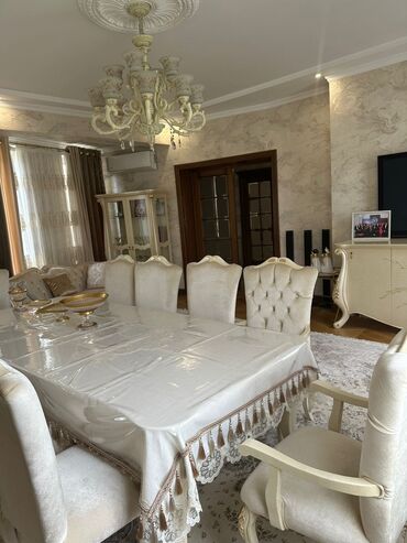 отдых за городом бишкек: 210 м², 5 комнат, Свежий ремонт С мебелью, Кухонная мебель