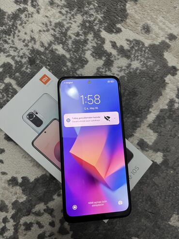 Xiaomi: Xiaomi Redmi Note 10S, 64 GB, rəng - Boz, 
 Barmaq izi, Sensor, İki sim kartlı
