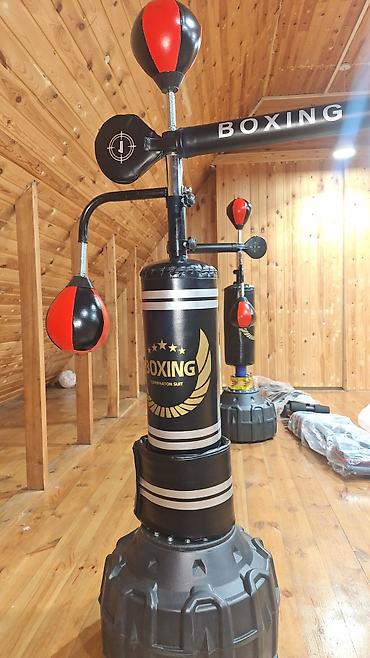 boxing machine: 1фото настенная груша экокожа. Со стойкой вместе плюс болты 2 — 3