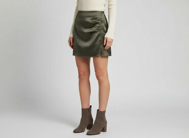 czerwone spódnice trapezowe: Rue Paris, Spódnica damska, rozmiar S