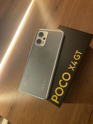 Poco: Poco X4 GT, Б/у, 256 ГБ, цвет - Серебристый, 2 SIM