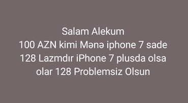 ayfon 7 plus qiymeti: IPhone 7 Plus, Face ID