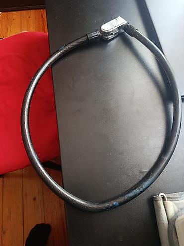 Velosiped aksesuarları: Məhsul: Velosiped üçün kabel kilidi Təsvir: - Gücləndirilmiş polad — 3