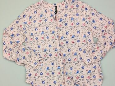 bluzki w różowe kwiaty: Blouse, M (EU 38), condition - Very good