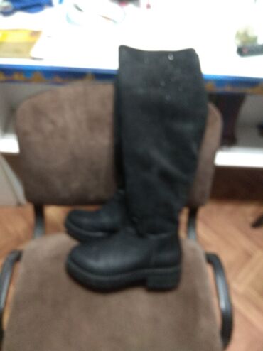 обувь мужская зима: Сапоги, 39, цвет - Черный, Bebetto