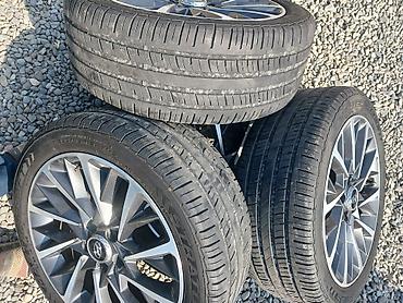 Колеса в сборе: Hyundai orijinal yüngül lehimli disklər ideal vəziyyətdə r-18 — 5