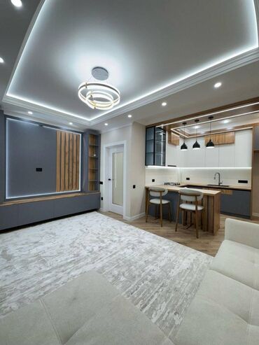 сымбат классик: 2 комнаты, 49 м², Элитка, 4 этаж, Дизайнерский ремонт