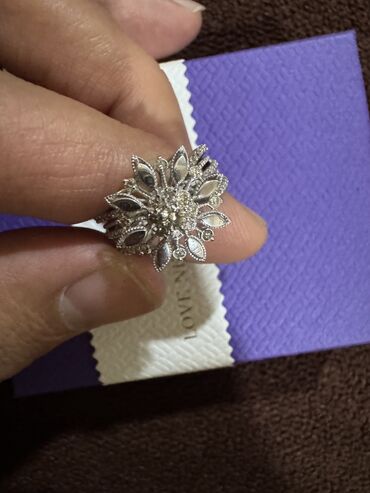 qızıl üzükler: Nişan, Üzük, Swarovski, Ağ qızıl, 585 Əyar, Brilyant, 5.00+ Karat