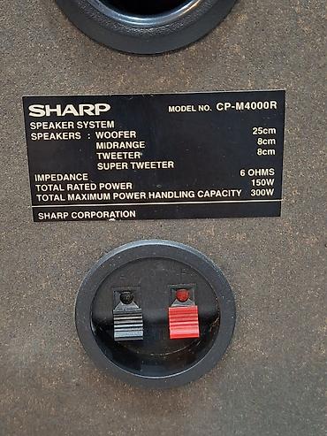 ses mixeri: Musiqi mərkəzi "SHARP".150w+150w — 4