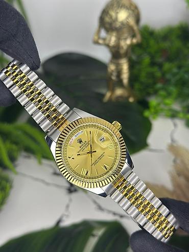 saatların qiyməti: Yeni, Qol saatı, Rolex, rəng - Qızılı — 5