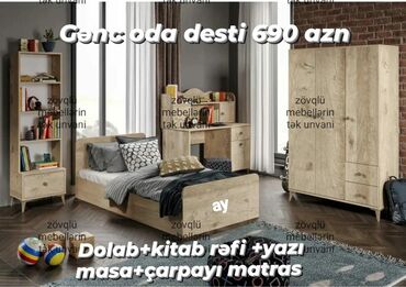 Sifarişlə yataq dəstləri: *Yataq otağı dəsti*. Sifarişlə hazırlanır *qiymət 650 azn* Rəng — 10