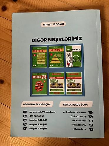 Тесты: Məhsul: “Sınaq İmtahanları – English” (Nərgiz R. Nəcəf, NR Academy) — 2