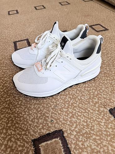on cloud: Кроссовки New Balance 574 Sport, белые

- Модель: 574 оригинал — 2
