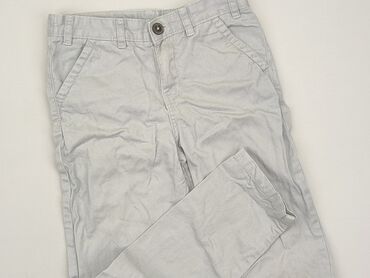 spodnie z długą nogawką: Material trousers, F&F, 9 years, 128/134, condition - Good