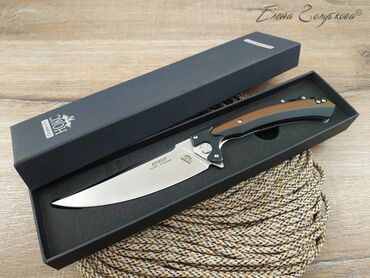 Аксессуары для авто: Складной нож Нукер от НОКС, сталь D2, рукоять из G10 Туристические