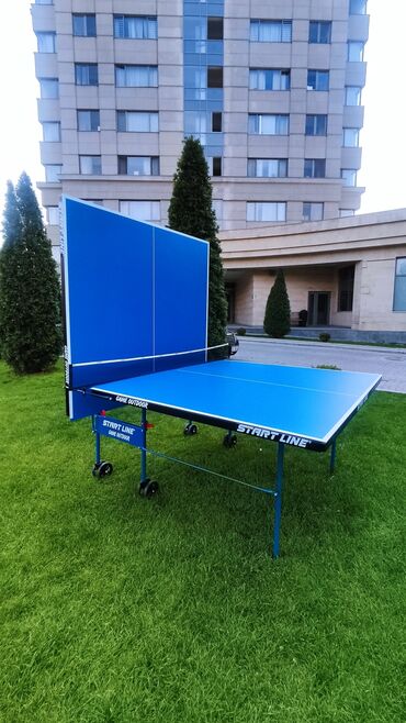 теннисная сетка: Теннисный стол Game Outdoor - любительский всепогодный стол для