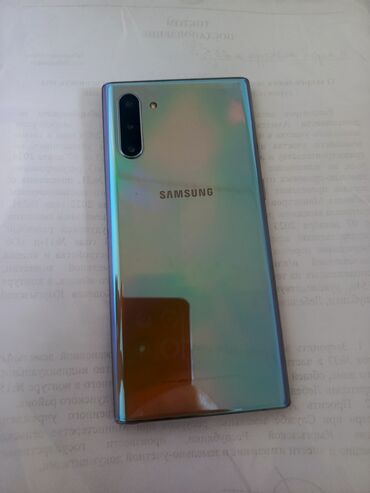 телефон буу бишкек: Samsung Note 10 5G, Колдонулган, 256 ГБ, түсү - Күмүш, 1 SIM