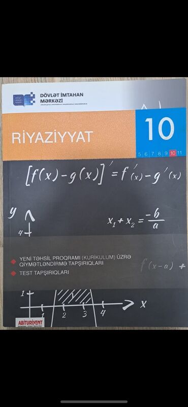 7 ci sinif ədəbiyyat testləri: Riyaziyyat 10
Test riyaziyyat 10 sinif