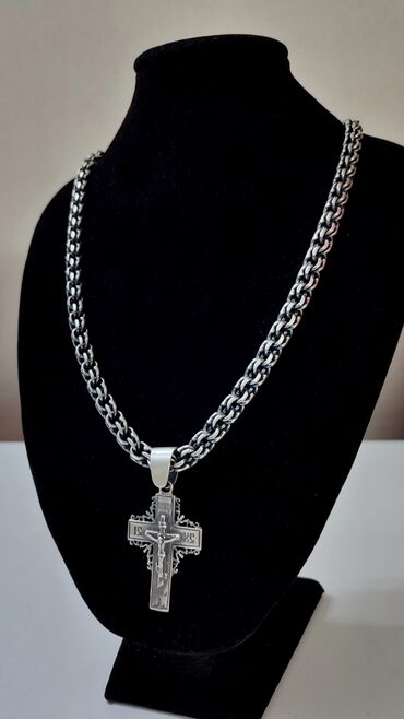 Серебряные цепочки: Массивная Серебряная цепь "Рамзес" 132 гр 55 см Ручная работа — 31