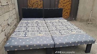 Çarpayılar: Təzə çarpayılar. 1 nəfərlik çarpayılar 60manat. 2 nəfərlik taxt — 7