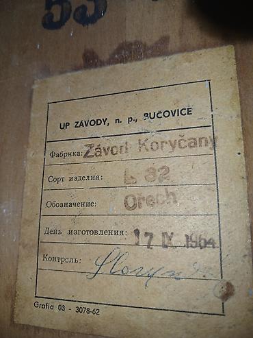 qedimi skaf: 1964 cü il Çexslovakiya istehsalı qədimi paltar şkafı 150 azn. Eni:183 — 4