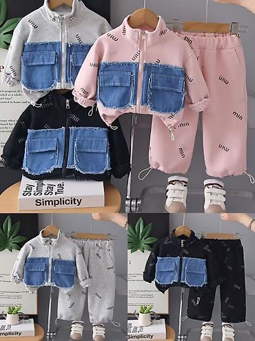 körpə geyimi: Uşaq dəstləri – 2 parçalı (jaket + şalvar) - Yaş qrupu: körpə və — 1