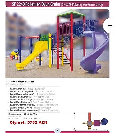 cat 6: Polietilen Uşaq Oyun Qrupları – SP 1600, SP 1400, SP 2230 SP 1600 — 1