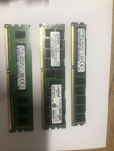 серверная оперативная память: Оперативная память, Б/у, 16 ГБ, DDR3, 1866 МГц, Для ПК