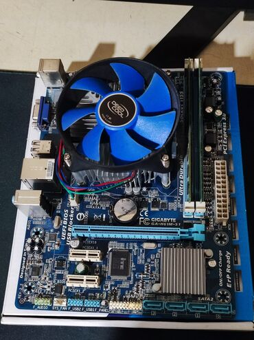 Материнские платы: Материнская плата, Новый, Gigabyte, LGA1155, Micro-ATX, Для ПК