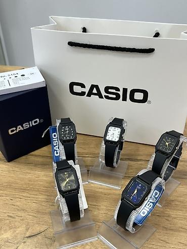 saat kreditle: CASIO qadin qol saatları – klassik kvadrat/kəsik-künclü korpus dizaynı — 1